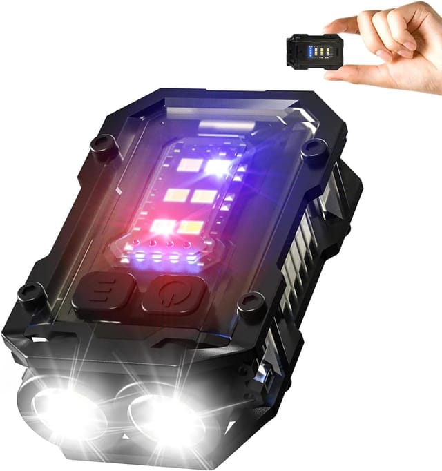 Mini Lampe Torche Porte Clés Led Avec Clip Et Aimant Cob Rechargeable Usb Pour Mécanique Et Éclairage