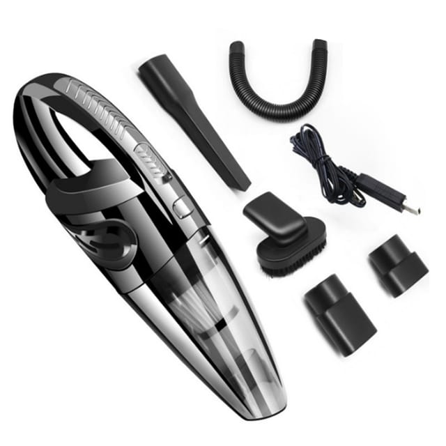 Aspirateur De Voiture, Aspirateur Portable Sans Fil, Aspirateur À Main Polyvalent Haute Puissance D'Aspiration De 15 000 Pa Avec Une Autonomie De 40 Minutes