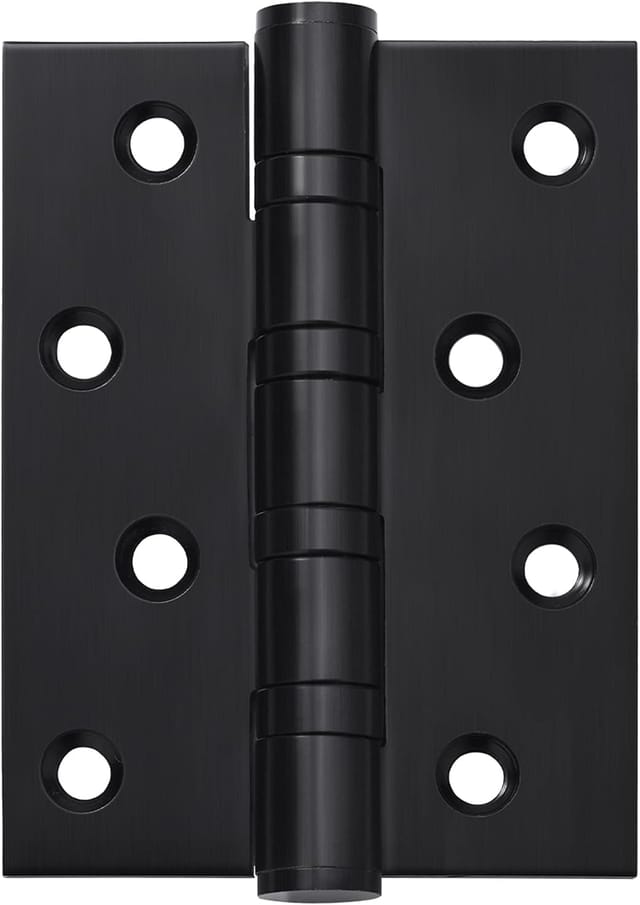 Charnière De Porte Quatre Pouces Sur Trois Pouces En Acier Inoxydable Mat Pour Meubles Et Portes Intérieures Robuste