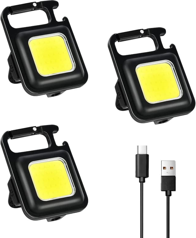 Lampe D Atelier Led Mini Huit Cents Lumens Avec Aimant Quatre Modes Pour Camping Et Réparation Automobile