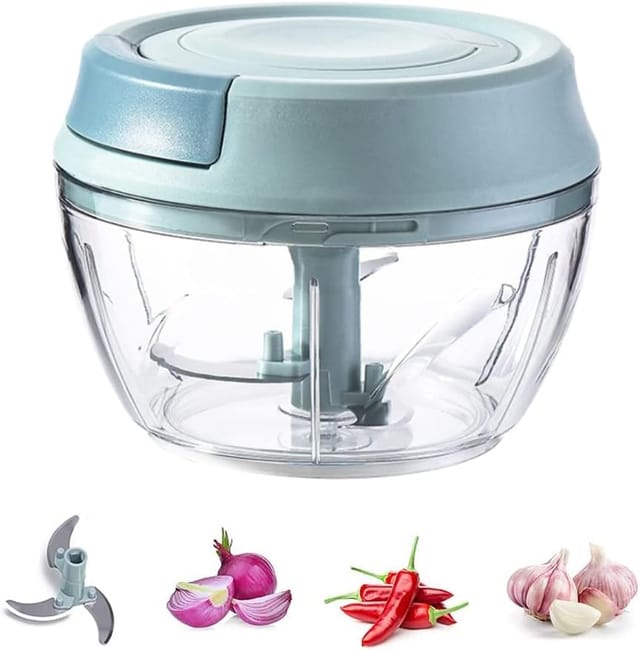 Coupe-oignon Manuel 500 Ml, Hachoir Pour Légumes, Fruits, Ail Et Aliments Pour Bébé, Outil De Cuisine Polyvalent
