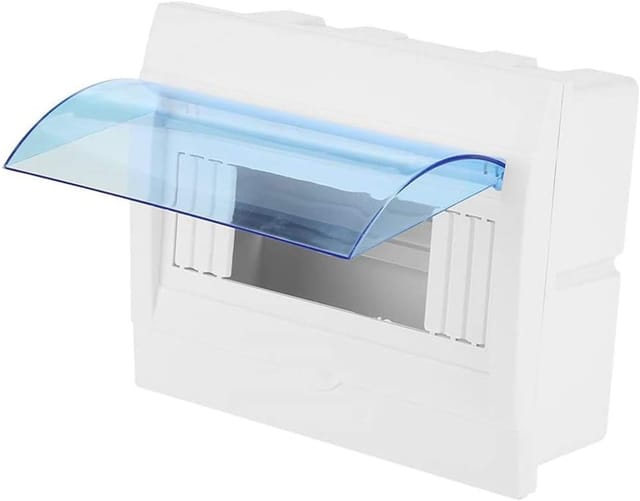 Boîtier De Distribution Électrique En Plastique Transparent Pour Disjoncteur Et Compteur Mural Protection Pour Installation Électrique