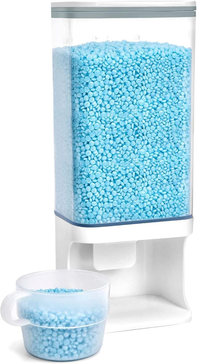 Distributeur Mural De Parfum Pour Lessive Avec Boîte En Verre Accessoire Pour Buanderie Pour Doser Les Produits Nettoyants Et Adoucissants