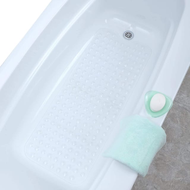 Tapis Antidérapant Extra Long Quatre Vingt Dix Neuf Sur Quarante Centimètres Pour Salle De Bain Personne Agée