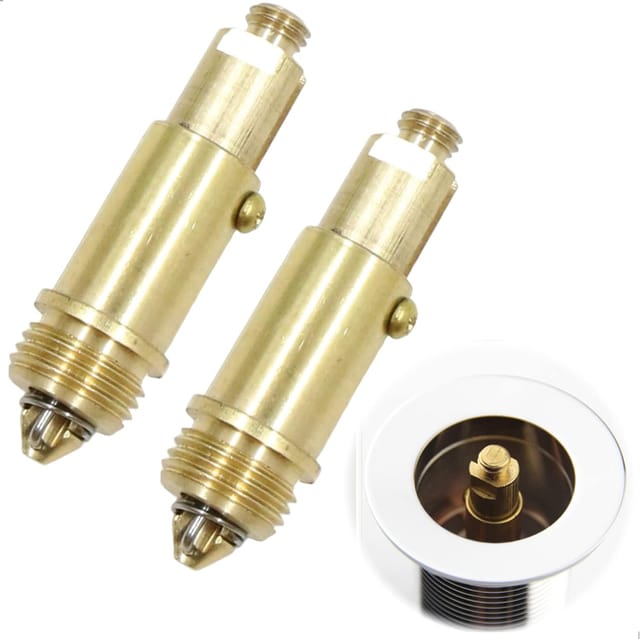 Lot De Deux Couvercles De Bonde En Laiton Avec Vis De Fixation Pour Lavabo Accessoire De Plomberie Pour Évacuation