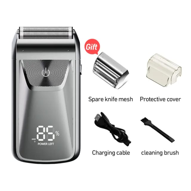 Rasoir Electrique Homme Avec Affichage Led Lcd Tondeuse Barbe Rechargeable Pour Un Rasage Precis Et Confortable