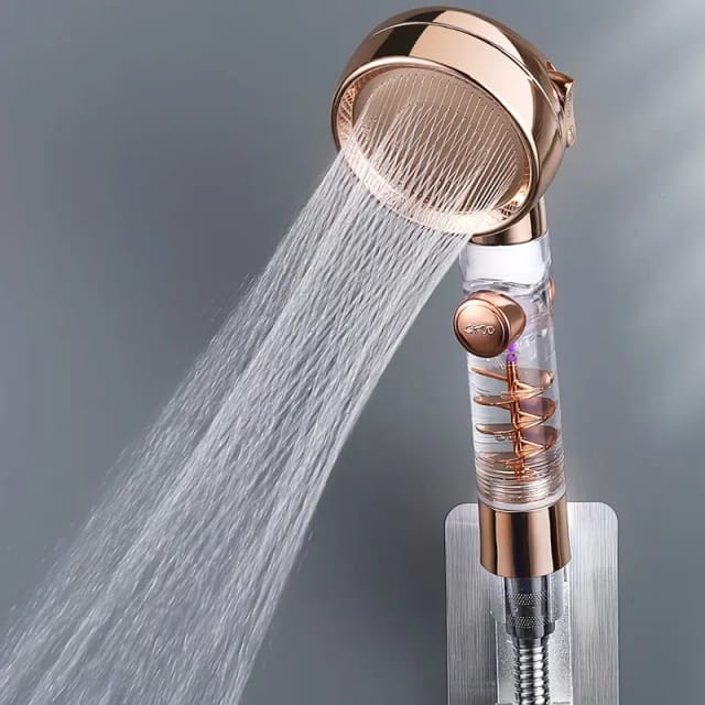 Douchette Turbo A Trois Types De Jets Differents Avec Interrupteur Integre Pommeau De Douche Economiseur Deau Pour Une Experience De Douche Agreable