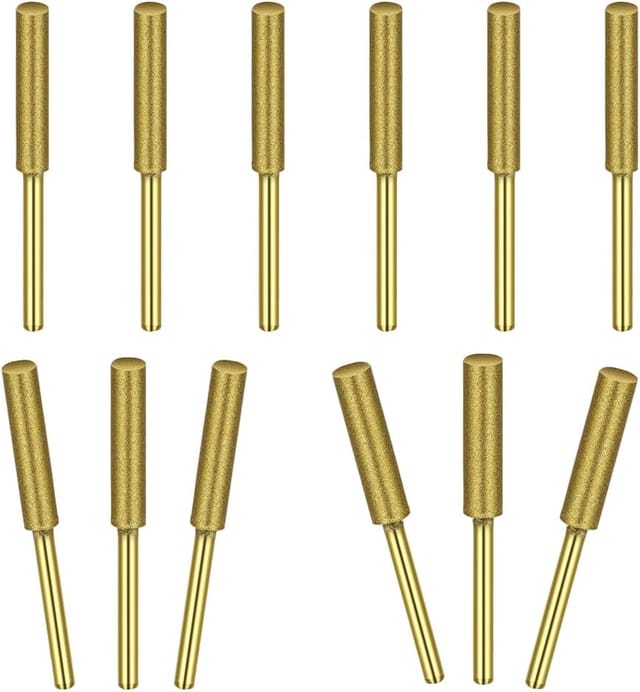 Lime D Affûtage Pour Chaîne De Tronçonneuse Douze Lames Pour Affûtage Rapide Et Facile Des Dents De Coupe Outil De Bricolage