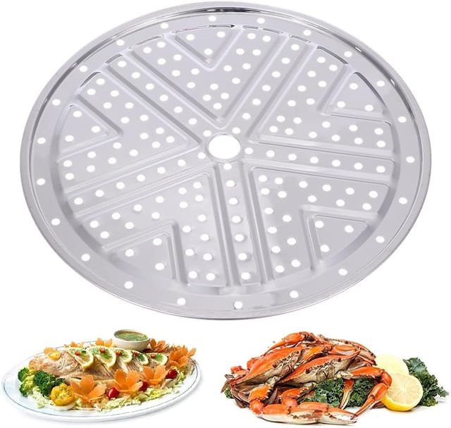 Panier Vapeur Rond En Acier Inoxydable Pour Cuisson, Insert De Marmite Pour Légumes Et Poissons, Accessoire De Cuisine