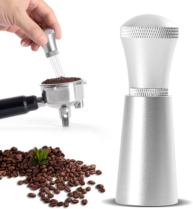Outil Pour Pâte À Café, Distributeur De Café Vibrant À Aiguille, Mélangeur À Café En Acier Inoxydable, Accessoires De Barista, 4 Aiguilles Supplémentaires