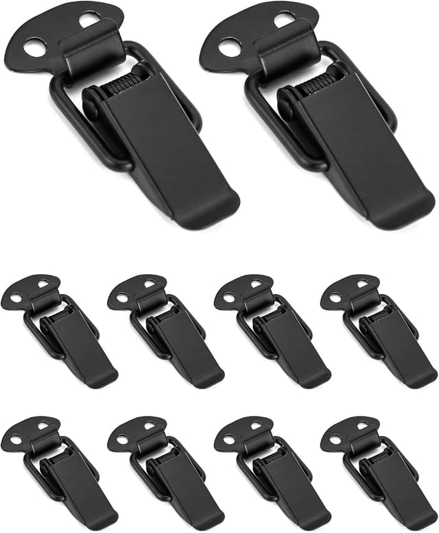 Lot De 10 Verrous De Tiroir Et Boîte À Outils, Connecteurs À Levier Pour Rangement, Serrure De Sécurité Pour Armoire
