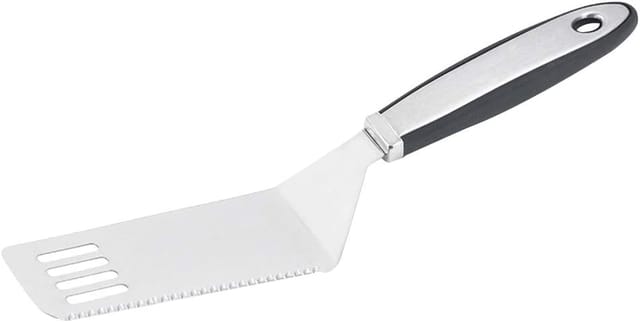Spatule À Gâteau En Acier Inoxydable Avec Bord Dentelé, Élévateur Pour Pâtisserie, Outil De Cuisine Polyvalent Pour Grillades Et Desserts