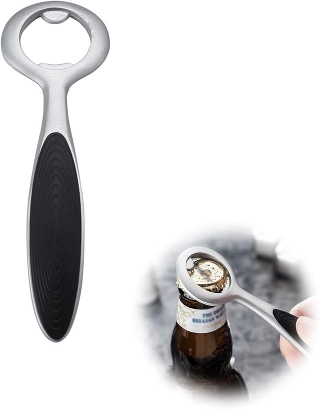 Lot De 2 Ouvre-bouteilles Ronds En Alliage De Zinc, Décapsuleurs Pour Barman Et Apéritif, Design Amusant