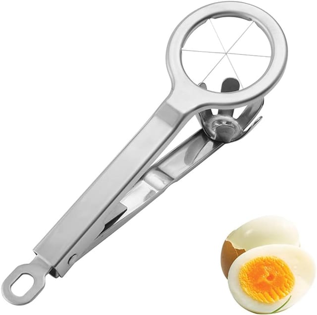 Coupe Oeuf En Acier Inoxydable À Fils Pour Trancher Oeufs Durs Bananes Et Fraises Outil De Cuisine Pratique Et Polyvalent