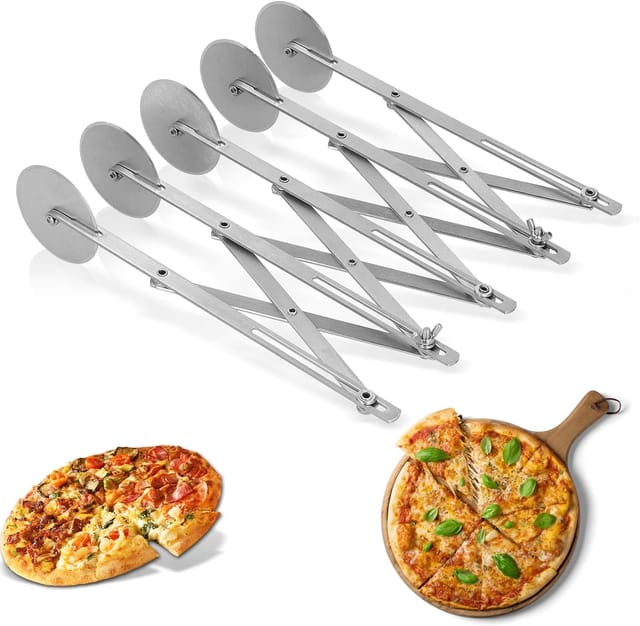 Coupe Pâtes À Plusieurs Roues Extensible En Acier Inoxydable Séparateur Pour Spaghetti Et Nouilles Outil De Cuisine Polyvalent