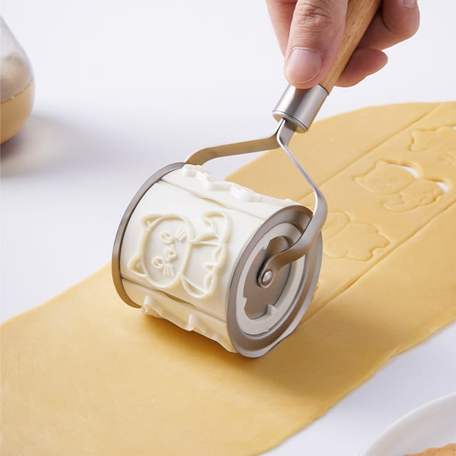 Rouleau A Embosser Avec Motifs Danimaux Pour Biscuits Et Patisseries Outil De Cuisine Creatif Pour Decors En Relief