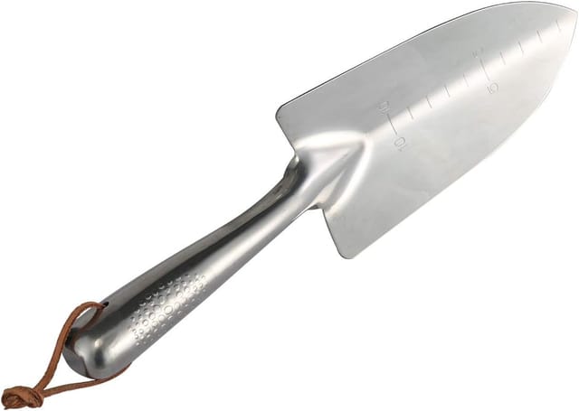 Pelle De Jardin Anti Courbure En Acier Inoxydable Poli Surdimensionnée Anti Rouille Pour Creuser Et Planter Robuste