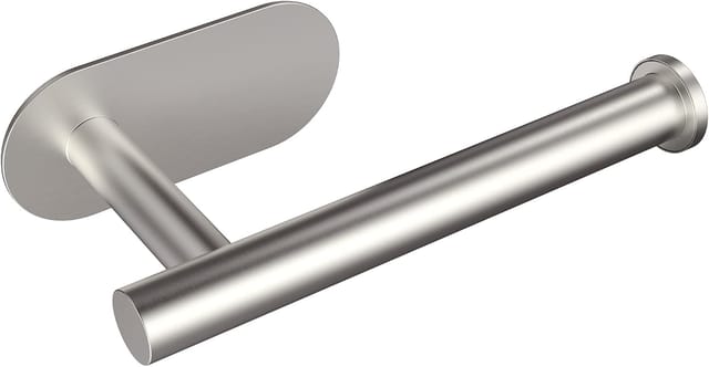 Porte Papier Toilette Adhésif En Acier Inoxydable Nickel Brossé Pour Mur Support De Rouleau Pour Salle De Bain Et Wc