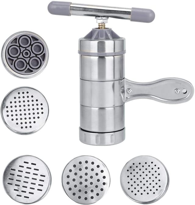 Machine À Pâtes Manuelle En Acier Inoxydable Pour Usage Domestique, Presse À Nouilles Et Pâtes Fraîches Faites Maison