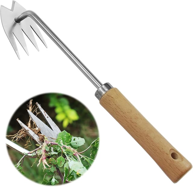 Désherbeur Manuel, Désherbeur À Main Avec Poignée, Outil D'Arrachage De Mauvaises Herbes, Outils De Jardin Pour Éliminer Les Mauvaises Herbes Du Jardin