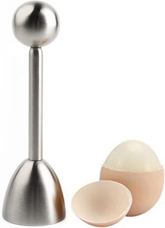Séparateur De Coquilles D'Œufs, Coupe-œufs En Acier Inoxydable Pour Ouvrir Les Coquilles D'Œufs Crus Et Cuits (ouvre-œufs)