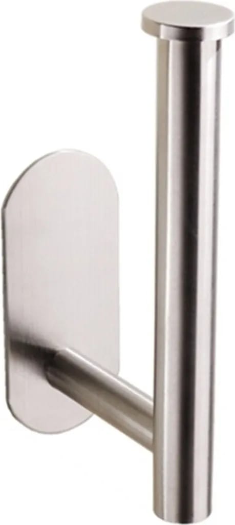 Porte Papier Toilette Adhésif Sans Perçage En Acier Inoxydable Brossé Support Pour Rouleau De Papier Hygiénique Mural