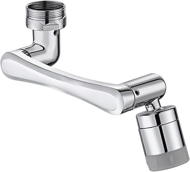 Embout Rotatif Multifonction Pour Robinet Avec Deux Jets, Adapté Aux Filetages 20, 22 Et 24 Mm Pour Cuisine