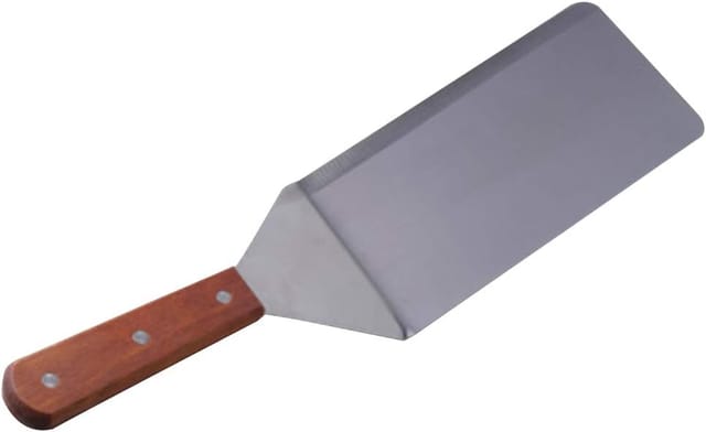 Pelle Multifonction Pour Plaque Chauffante, Outil Pour Steaks Et Crêpes, Bord Biseauté Pour Retourner Facilement Les Aliments