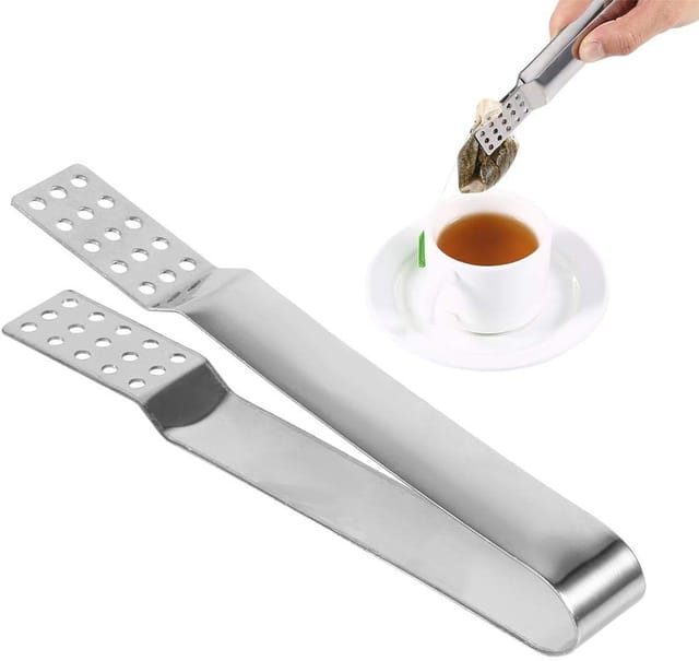 Pince À Sachet De Thé En Acier Inoxydable, Outil De Cuisine Pour Infusion Et Extraction Des Sachets