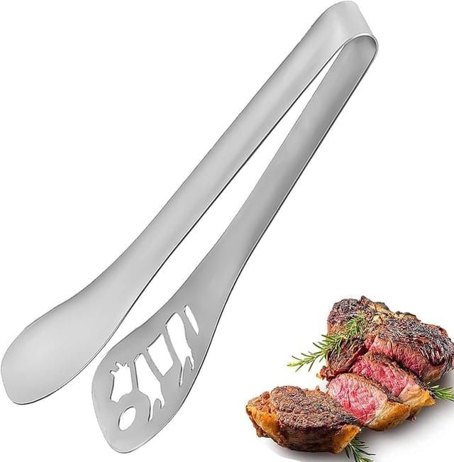 Pince De Cuisine Professionnelle En Acier Inoxydable Pour Barbecue Et Service Non Adhérente Robuste