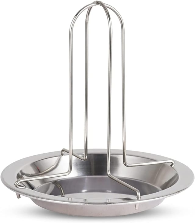 Support Pour Poulet Grillé, Support Pour Cuisses De Poulet, Support À Poulet En Acier Inoxydable, Plat À Rôtir Antiadhésif Pour Poulet Et Dinde, Idéal Pour Le Barbecue Et Le Camping En Plein Air.