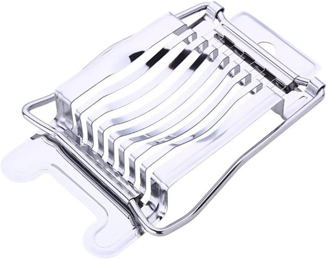 Coupe-œuf En Acier Inoxydable Pour Trancher Les Œufs Durs, Outil De Cuisine Pratique Pour Préparer Salades Et Garnitures
