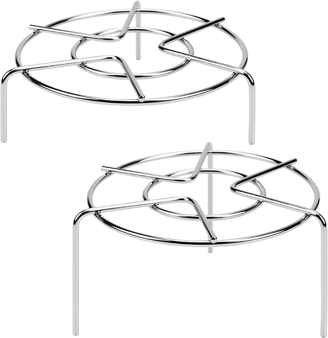 Grille De Cuisson Ronde En Acier Inoxydable Pour Poêle Et Friteuse Support De Refroidissement