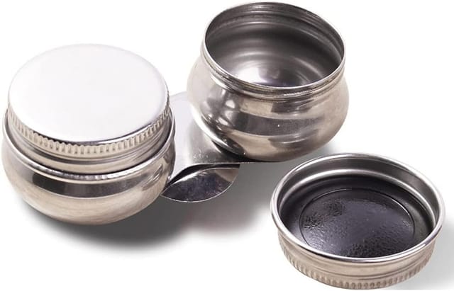 Récipient Pour Huile Et Peinture En Acier Inoxydable Avec Couvercle Fileté Pour Atelier Et Cuisine Contenant Étanche
