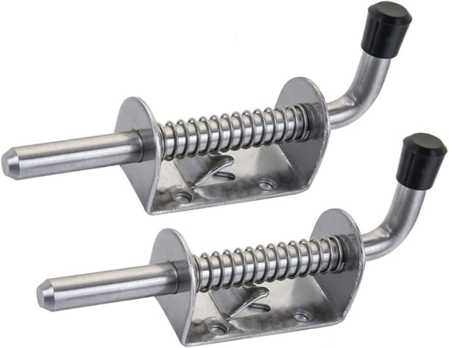 Lot De Deux Serrures Pour Porte De Garage En Acier Inoxydable Pour Fenêtre Et Meuble Antivol Pour Animal