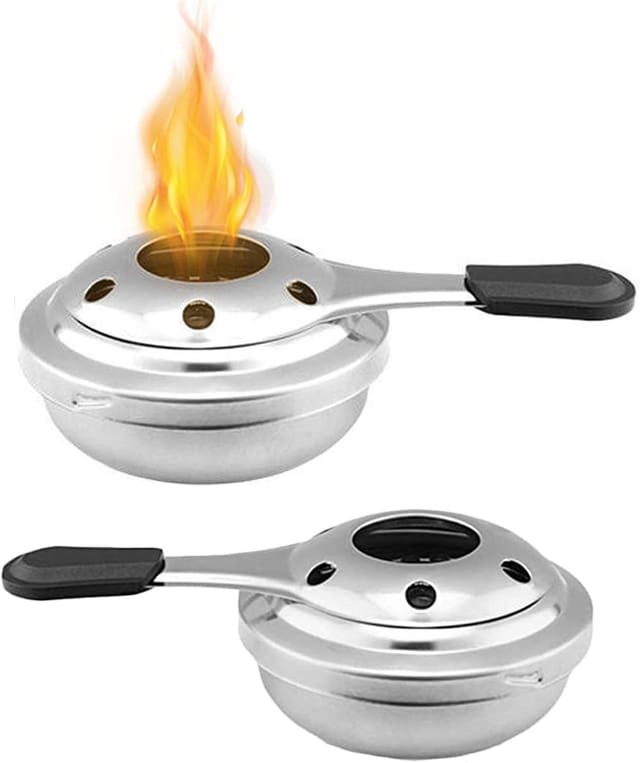 Lot De 2 Réchauds À Alcool Miniatures, Brûleurs Portables Pour Camping, Pique-nique Et Randonnée