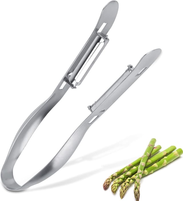 Éplucheur Double Face En Acier Inoxydable Pour Asperges Carottes Et Concombres Outil Pour Éplucher Les Légumes Longs Avec Précision Et Efficacité