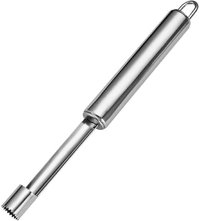 Évideur De Pommes Avec Lame En Acier Inoxydable, Coupe-peignes Pratique Avec Anneau De Suspension, Retire La Peau Du Trognon