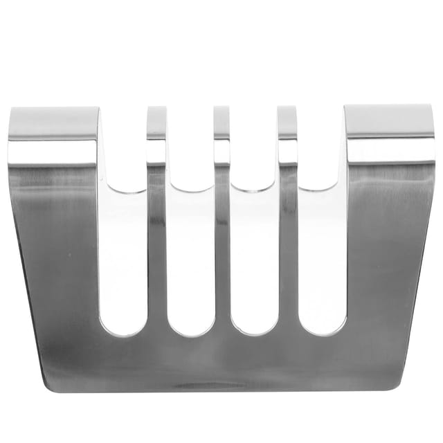 Porte-toasts En Acier Inoxydable Avec 4 Fentes, Support De Présentation Pour Pain Grillé, Petit-déjeuner, Restaurant Et Buffet Familial
