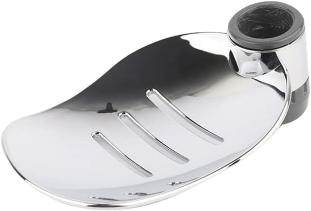 Lot De Deux Porte Savons Argentés Pour Douche Support De Savon Créatif Pour Salle De Bain Design Et Pratique