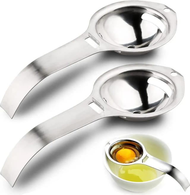 Lot De Séparateurs De Jaune D Oeuf En Acier Inoxydable Pour Blanc Et Jaune Outil De Cuisine Pour Pâtisserie Et Préparation