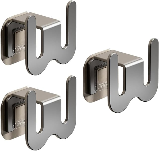 Porte Chaussons Mural Gain De Place Sans Perçage Support En Aluminium Pour Salle De Bain Chambre Et Dortoir