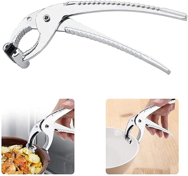 Pince Pour Marmite Et Plaque De Cuisson, Poignée En Aluminium Antidérapant Pour Transporter Casseroles Et Plats Chauds