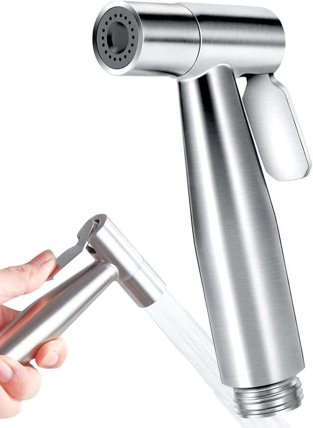 Douchette Bidet Portable En Acier Inoxydable Pour Toilettes Et Salle De Bain Kit De Pulvérisation Pour Hygiène Personnelle Pratique