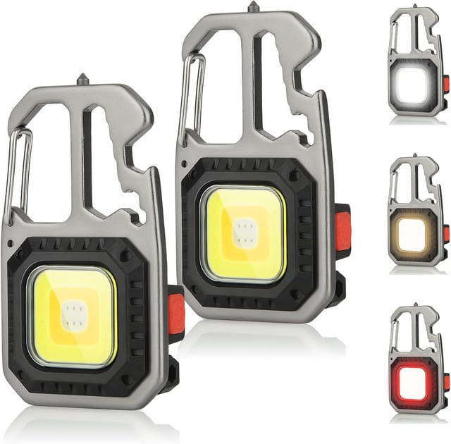 Lampe De Travail Miniature Led Avec Sept Modes Et Clé Usb Pour Camping Outil Multifonction Avec Aimant Et Décapsuleur