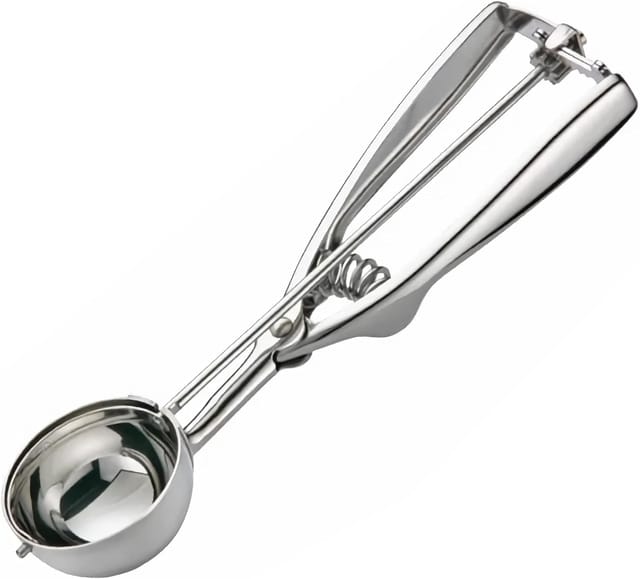 Cuillère À Glace En Acier Inoxydable Trois Cent Quatre Réutilisable Pour Riz Et Boules De Melon