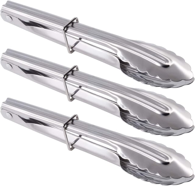 Lot De Trois Pinces De Service En Acier Inoxydable Pour Salade Et Buffet Outil De Présentation Élégant Et Robuste Pour Réceptions Et Repas