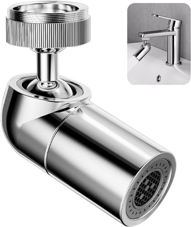 Aérateur De Robinet, Rallonge De Robinet, Aérateur De Robinet Universel Rotatif À 720°, 2 Modes De Sortie D'Eau