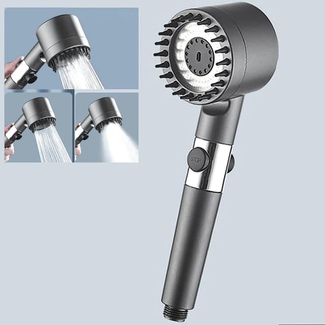 Douchette Multifonction Haute Pression Avec Réglage A Une Touche Pour Une Experience De Douche Personnalisée Et Relaxante