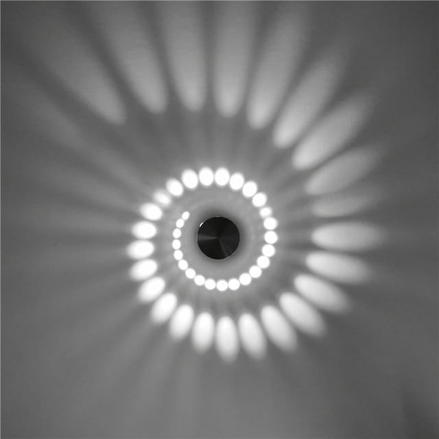 Applique Murale Led D'Intérieur, Lampe Décorative Moderne En Aluminium 3w Pour Chambre D'Enfant, Couloir, Hôtel, Restaurant, Cuisine, Salle À Manger